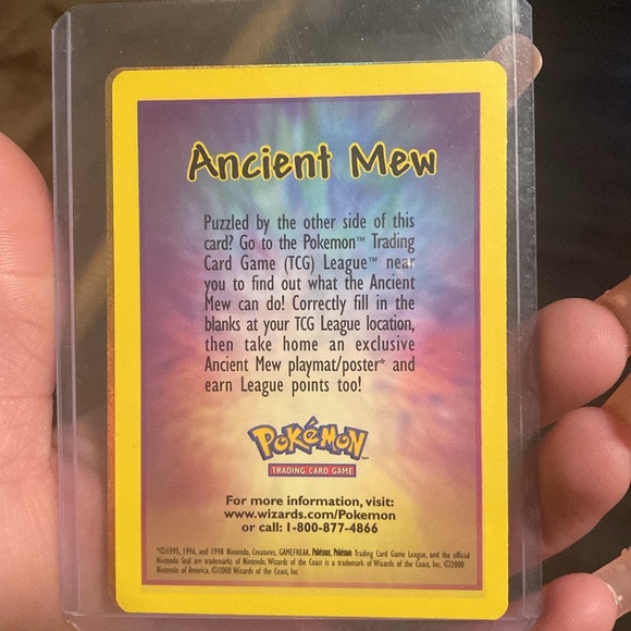 Ancient mew 11 Japanese promo!!! in pristine condition. - Picture 2 of 2